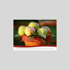 Postkarte mit Psalm 67,7