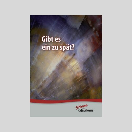 DVD - Gibt es ein zu spät?
