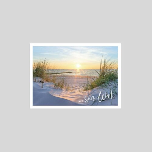 Postkarte  Strand