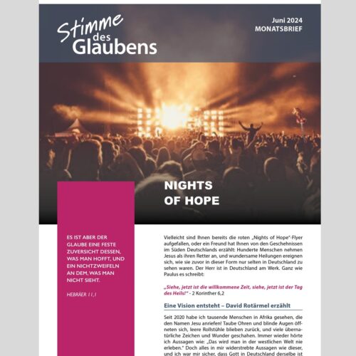 Monatsbrief Juni 2024