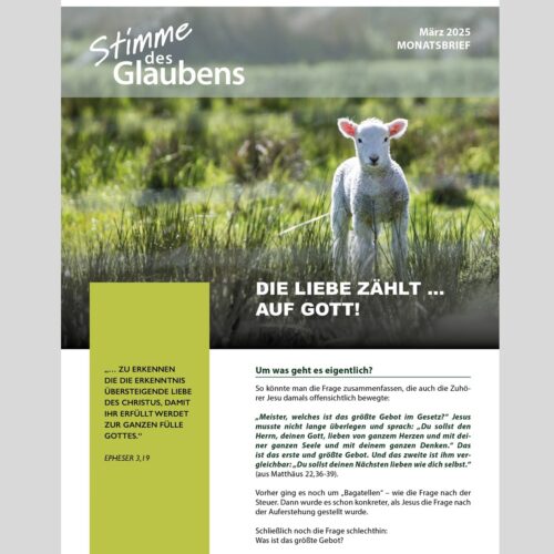 Monatsbrief März 2025